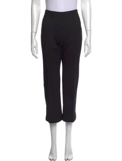 Pre-owned Rosetta Getty Straight Leg Pants In Black