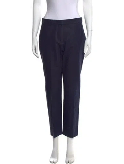 Pre-owned Rosetta Getty Straight Leg Pants In Blue