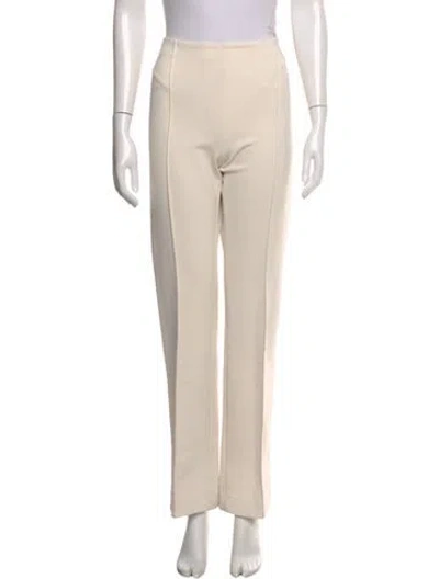 Pre-owned Rosetta Getty Straight Leg Pants In Neutrals