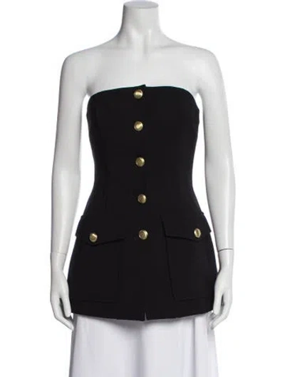 Pre-owned Rosetta Getty Strapless Top In Multi