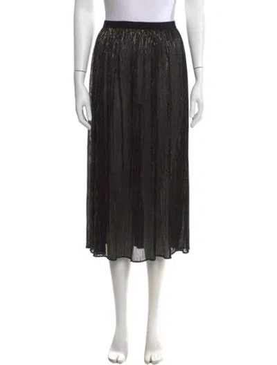 Pre-owned Rosetta Getty Striped Midi Length Skirt In Multi