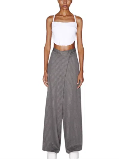 Rosetta Getty Tie Back Corset Top In Calvary In Multi