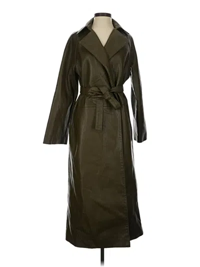 Pre-owned Rosetta Getty Trenchcoat In Green
