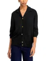 Rosetta Getty Turtleneck Cardigan In Black