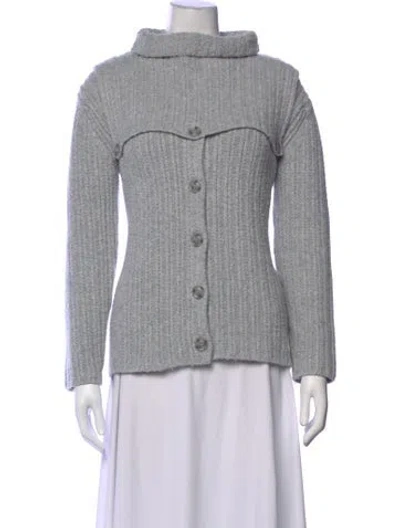 Pre-owned Rosetta Getty Turtleneck Sweater In Grey