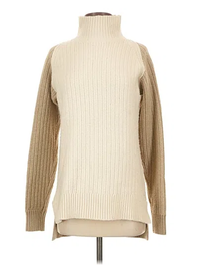 Pre-owned Rosetta Getty Turtleneck Sweater In Tan