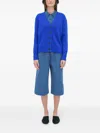 Rosetta Getty V-neck Cardigan In Blue