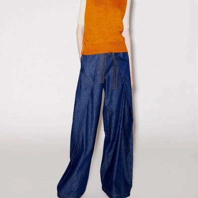 Rosetta Getty V-neck Sweater Vest In Green
