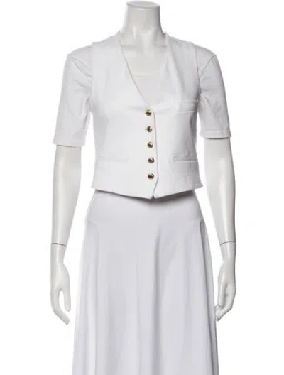 Pre-owned Rosetta Getty Vest In Neutrals