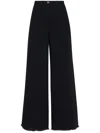 Rosetta Getty Wide-leg Flared Jeans In Black