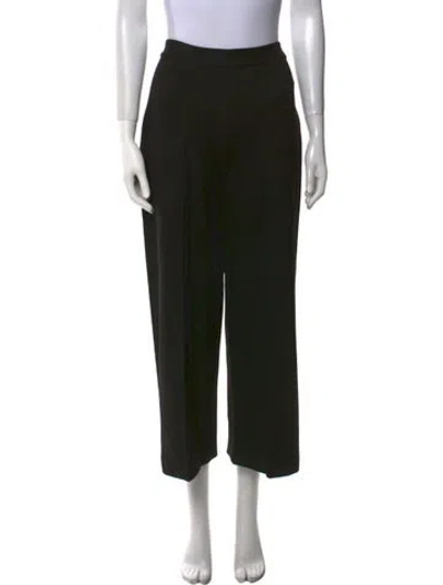 Pre-owned Rosetta Getty Wide Leg Pants In Black
