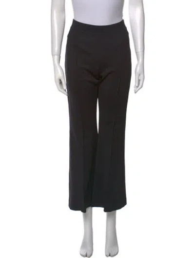Pre-owned Rosetta Getty Wide Leg Pants In Black