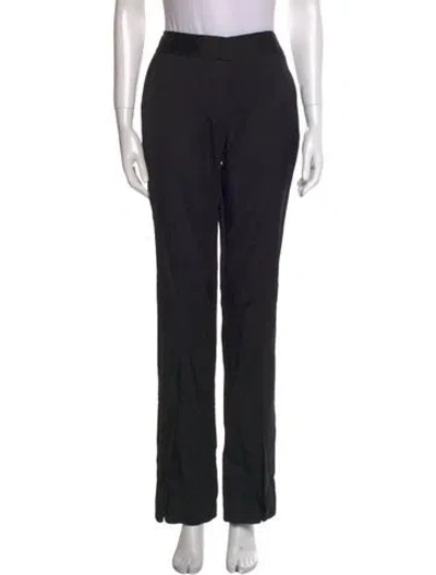 Pre-owned Rosetta Getty Wide Leg Pants In Black