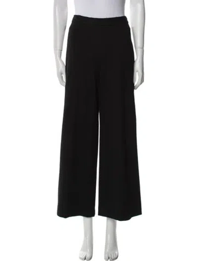 Pre-owned Rosetta Getty Wide Leg Pants In Black
