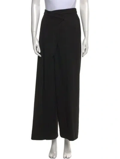 Pre-owned Rosetta Getty Wide Leg Pants In Black