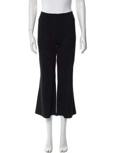 Pre-owned Rosetta Getty Wide Leg Pants In Black