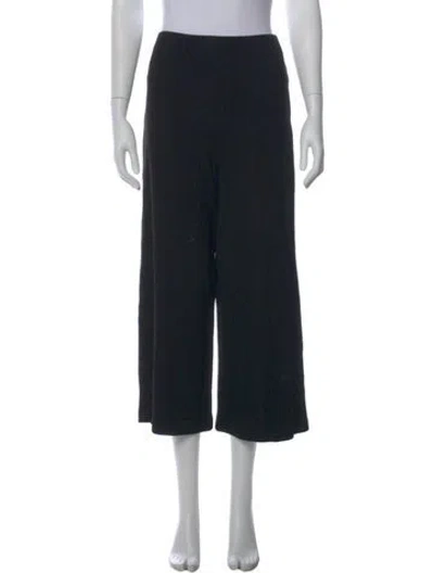Pre-owned Rosetta Getty Wide Leg Pants In Black