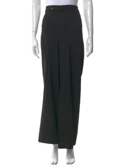 Pre-owned Rosetta Getty Wide Leg Pants In Black