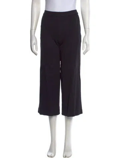 Pre-owned Rosetta Getty Wide Leg Pants In Black