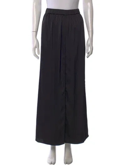 Pre-owned Rosetta Getty Wide Leg Pants In Black