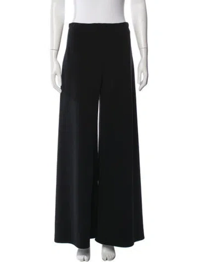 Pre-owned Rosetta Getty Wide Leg Pants In Black
