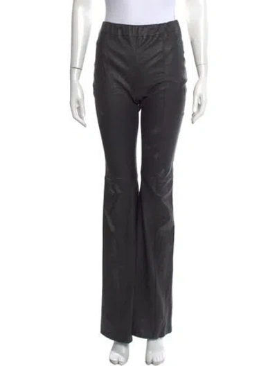 Pre-owned Rosetta Getty Wide Leg Pants In Black