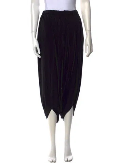 Pre-owned Rosetta Getty Wide Leg Pants In Black