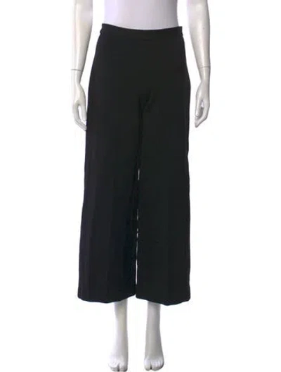 Pre-owned Rosetta Getty Wide Leg Pants In Black