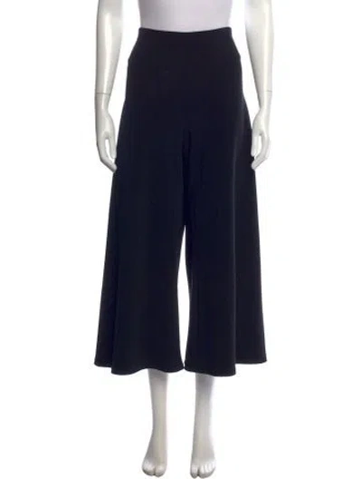Pre-owned Rosetta Getty Wide Leg Pants In Black