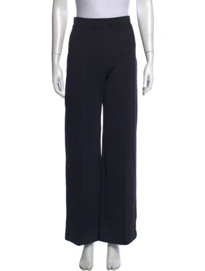 Pre-owned Rosetta Getty Wide Leg Pants In Black