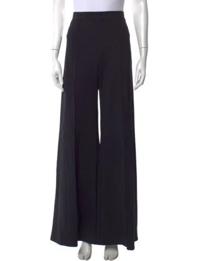 Pre-owned Rosetta Getty Wide Leg Pants In Black