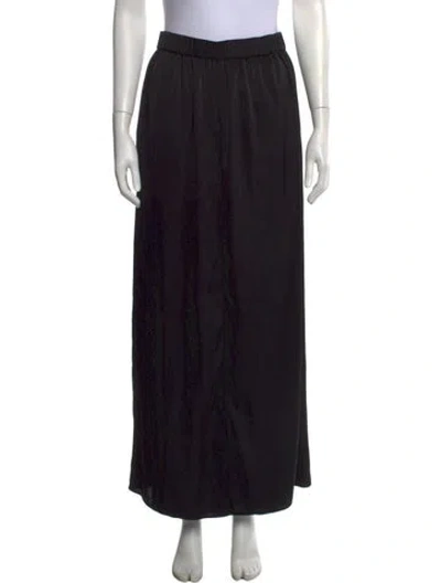 Pre-owned Rosetta Getty Wide Leg Pants In Black