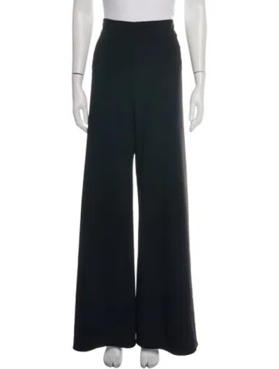Pre-owned Rosetta Getty Wide Leg Pants In Black