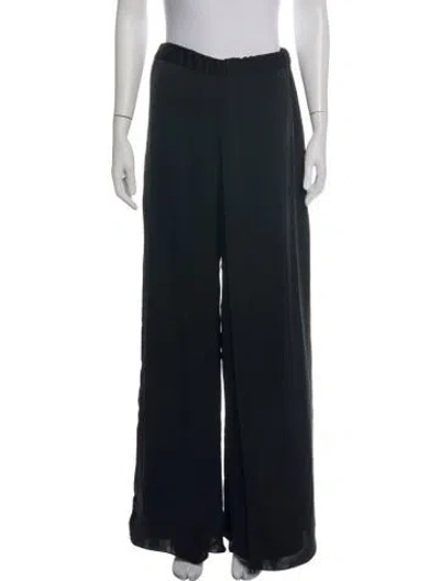 Pre-owned Rosetta Getty Wide Leg Pants In Black/blue