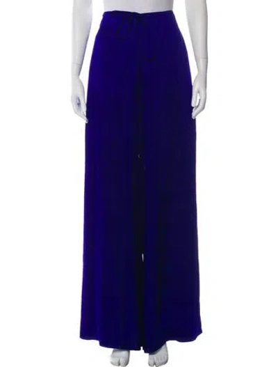 Pre-owned Rosetta Getty Wide Leg Pants In Blue