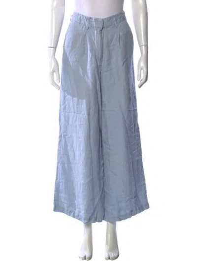 Pre-owned Rosetta Getty Wide Leg Pants In Blue