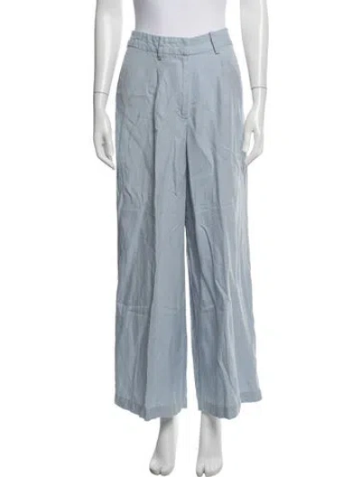 Pre-owned Rosetta Getty Wide Leg Pants In Blue