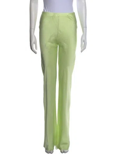 Pre-owned Rosetta Getty Wide Leg Pants In Green