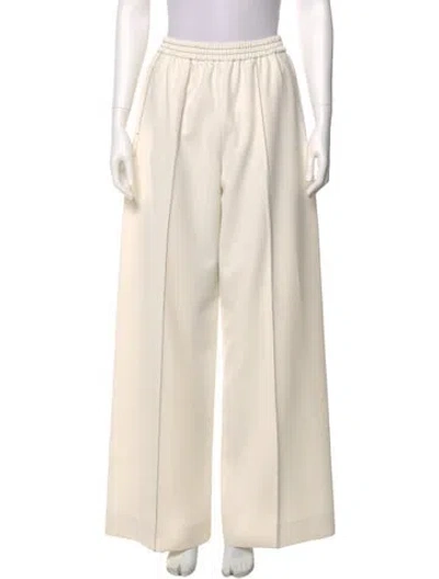 Pre-owned Rosetta Getty Wide Leg Pants In Neutral