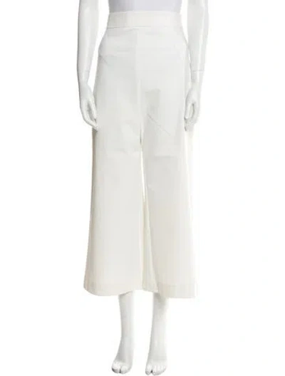 Pre-owned Rosetta Getty Wide Leg Pants In Neutral