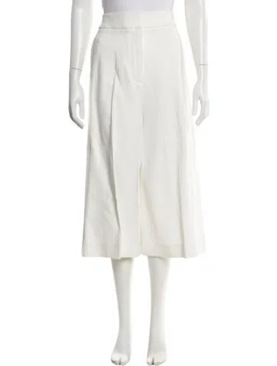 Pre-owned Rosetta Getty Wide Leg Pants In Neutral