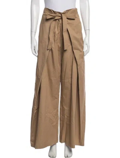 Pre-owned Rosetta Getty Wide Leg Pants In Neutral