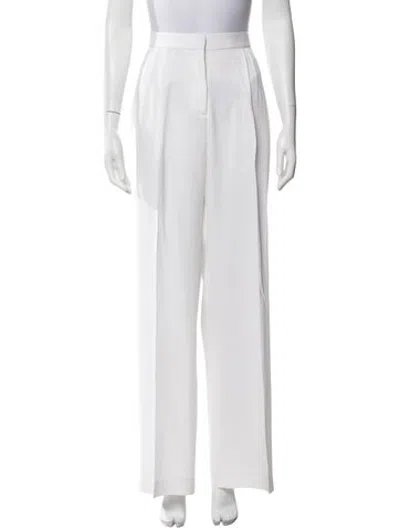 Pre-owned Rosetta Getty Wide Leg Pants In Neutrals