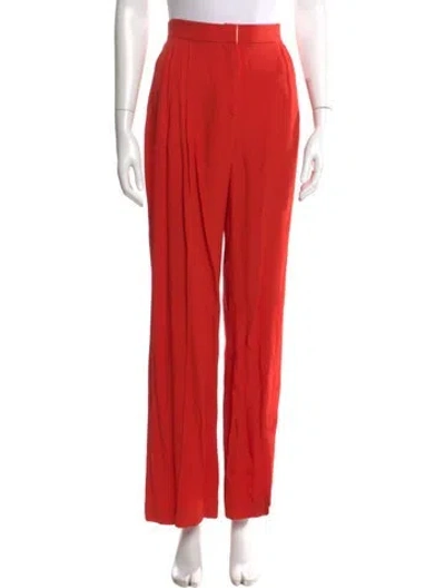 Pre-owned Rosetta Getty Wide Leg Pants In Orange