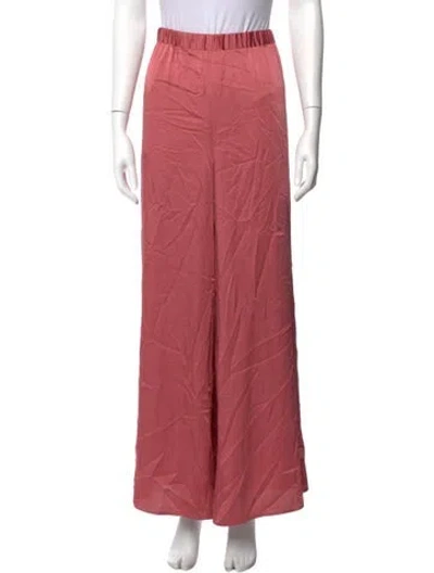 Pre-owned Rosetta Getty Wide Leg Pants In Pink