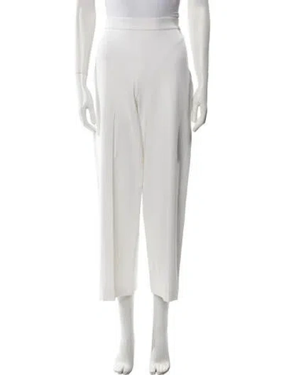Pre-owned Rosetta Getty Wide Leg Pants In White