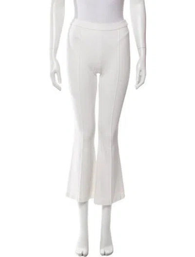 Pre-owned Rosetta Getty Wide Leg Pants In White