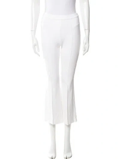 Pre-owned Rosetta Getty Wide Leg Pants In White