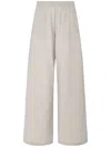Rosetta Getty Wide-leg Wool-blend Trousers In Neutrals