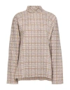 Rosetta Getty Woman Top Beige Size S Viscose, Nylon, Elastic Fibres In Beige